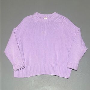A New Day Purple Knit Heavyweight Sweater (Women’s XXL)